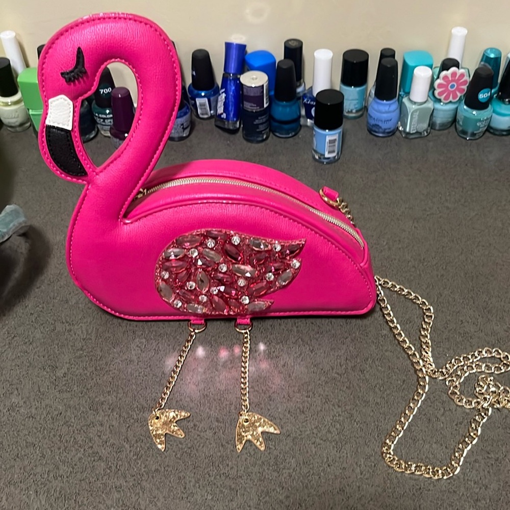 Betsey Johnson Flamingo Bag